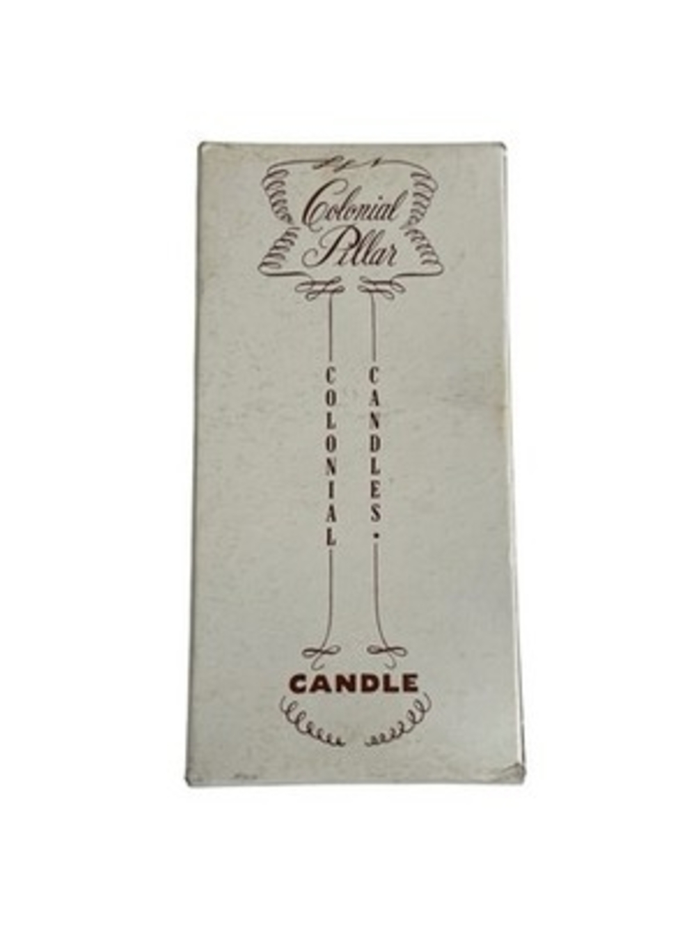 Vintage Colonial Candle Co of Cape Cod White Pillar Candle NIB Hyannis Mass